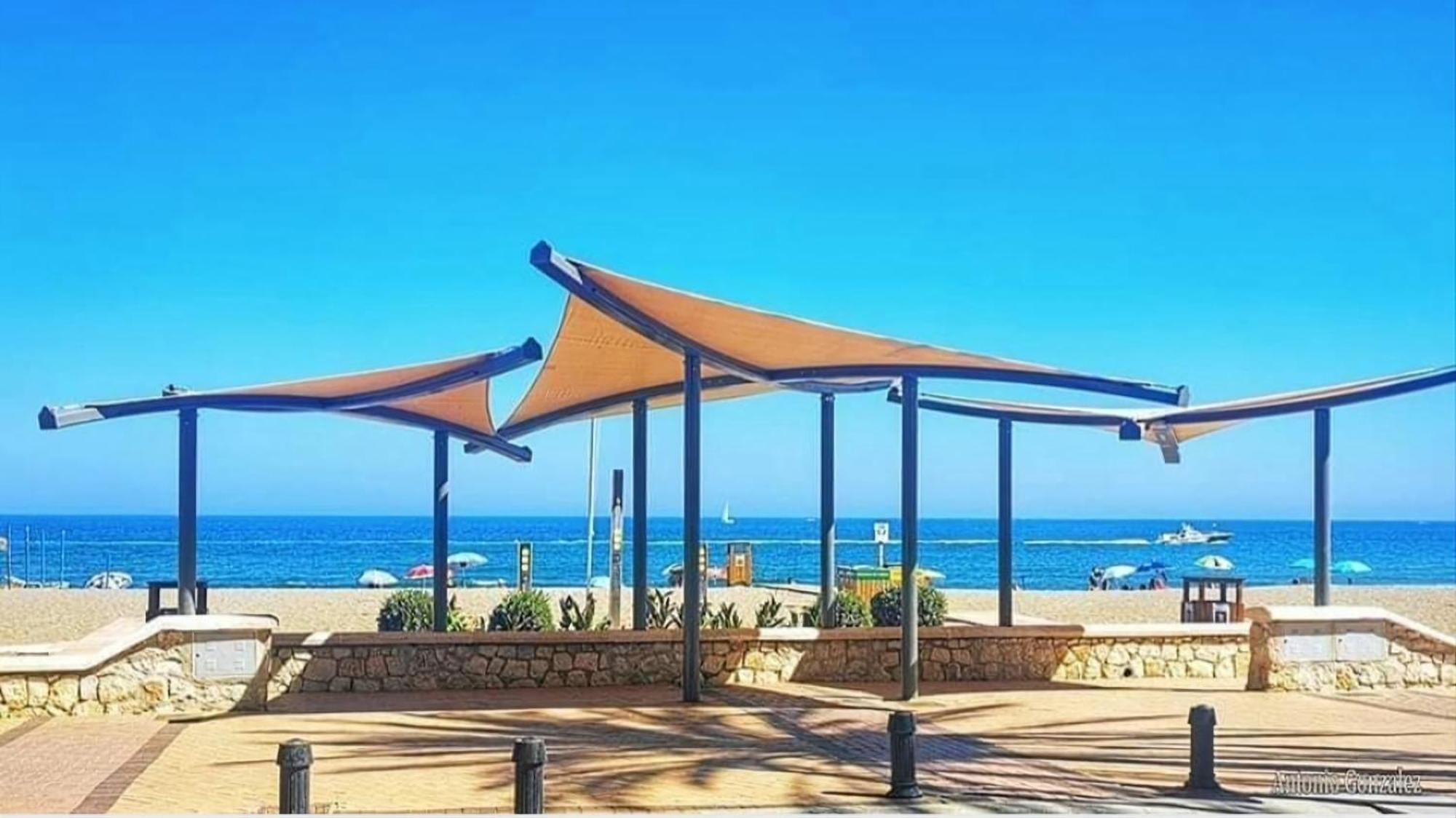 Luxury Beachfront Apartment With Pool, Sauna, Fitness And Gym In Province Malaga, Andalusia Mijas Exterior photo