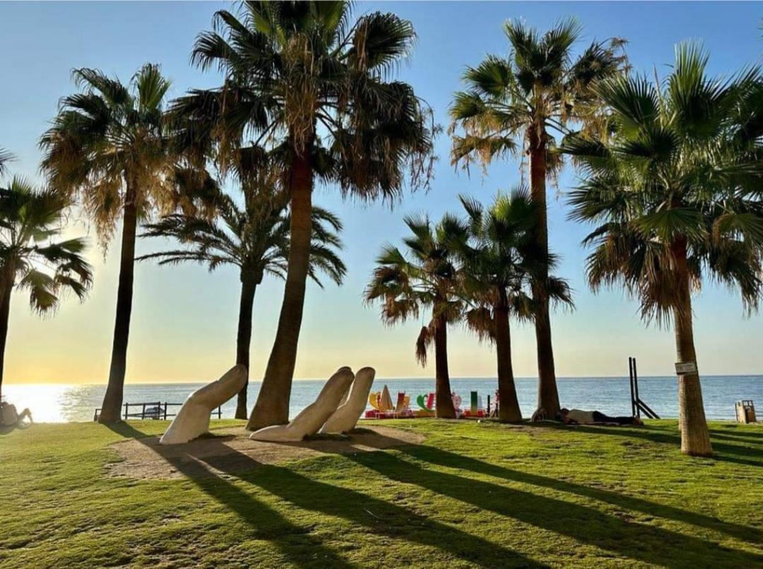 Luxury Beachfront Apartment With Pool, Sauna, Fitness And Gym In Province Malaga, Andalusia Mijas Exterior photo