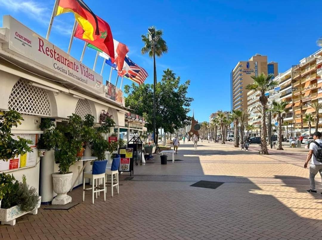 Luxury Beachfront Apartment With Pool, Sauna, Fitness And Gym In Province Malaga, Andalusia Mijas Exterior photo